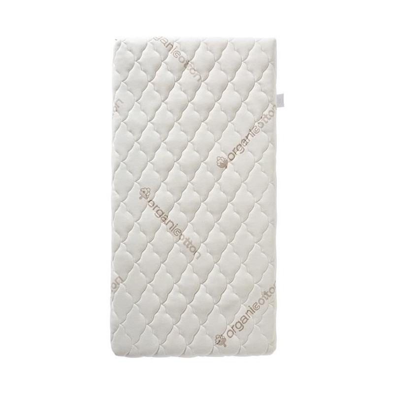 Matelas Bébé Coton Bio - 60x120x10 cm - 100% Coton - Déhoussable - Matelas Bébé Coton Bio - 60x120x10 cm - 100% Coton - Déhoussable -