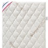 Matelas Bébé Coton Bio - 60x120x10 cm - 100% Coton - Déhoussable -