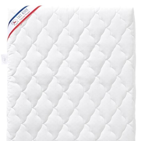Matelas Bébé Climatisé - 70x140x10 cm - Reversible - Déhoussable - Anti Acarien - Fabrication Française