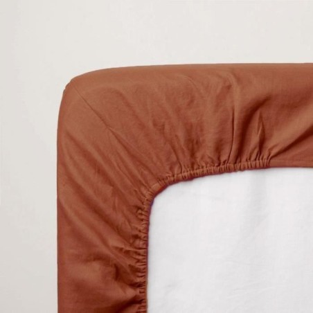 Drap housse - P'TIT DODO - 60 x 120 cm - Jersey - Tomette