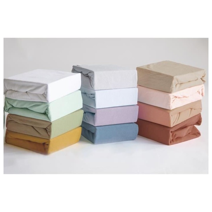Drap housse - P'TIT DODO - 60 x 120 cm - Jersey - Tomette Drap housse - P'TIT DODO - 60 x 120 cm - Jersey - Tomette