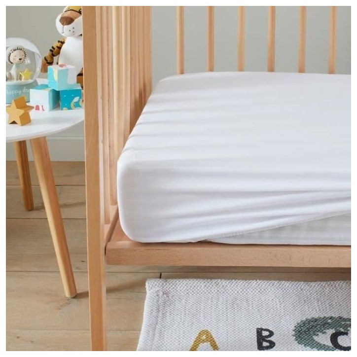 Drap housse imperméable pour lit cododo - P'TIT DODO - 50 x 85 cm - Blanc Drap housse imperméable pour lit cododo - P'TIT DODO - 50 x 85 cm - Blanc