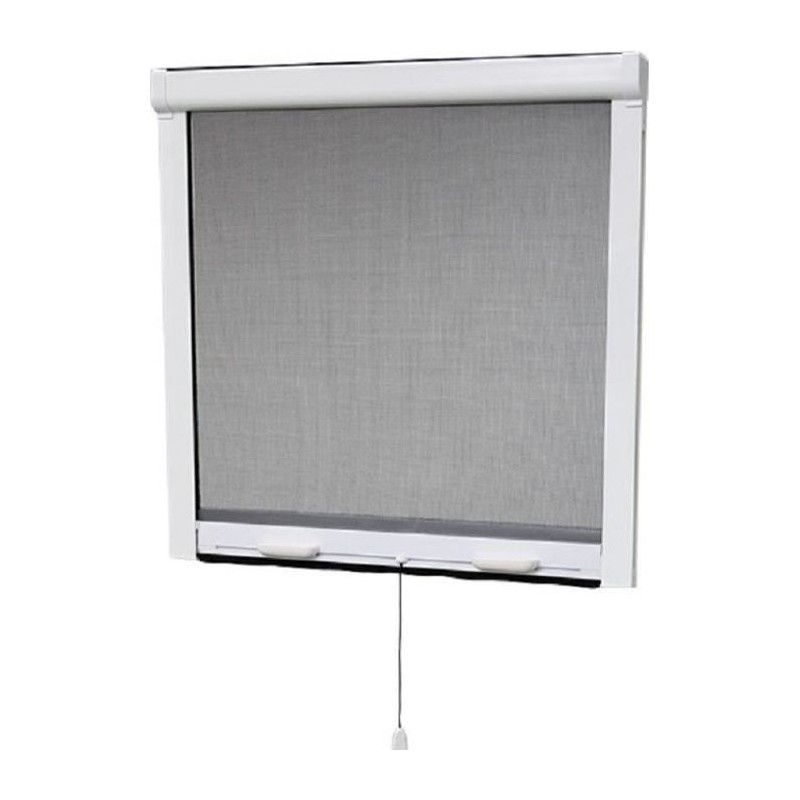 Moustiquaire de fenetre en PVC L100 x H145 cm - Recoupable en largeur Moustiquaire de fenetre en PVC L100 x H145 cm - Recoupable en largeur