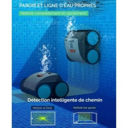 Robot de piscine - Bestway - Ruby - Autonome - nettoyage fond et paroi