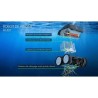 Robot de piscine - Bestway - Ruby - Autonome - nettoyage fond et paroi