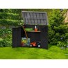 Coffre de rangement extérieur KETER en résine 1200 litres Noir et gr