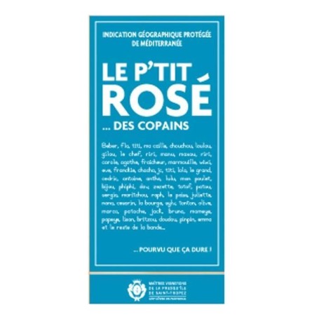 Le P'tit Rosé des Copains Méditerranée- Vin rosé