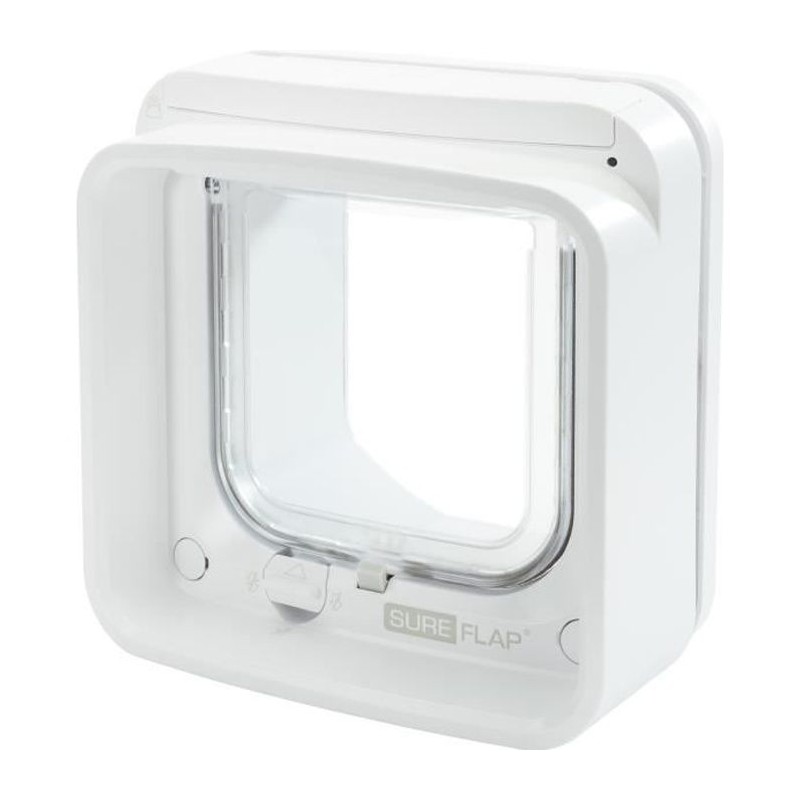 SUREFLAP Chatiere a Puce électronique Connecté - Blanc - 142 mm x 12
