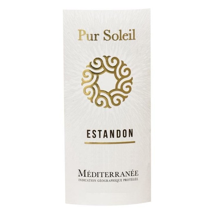 Estandon Pur Soleil Méditerrannée - Vin rosé de Provence - Bio 2024