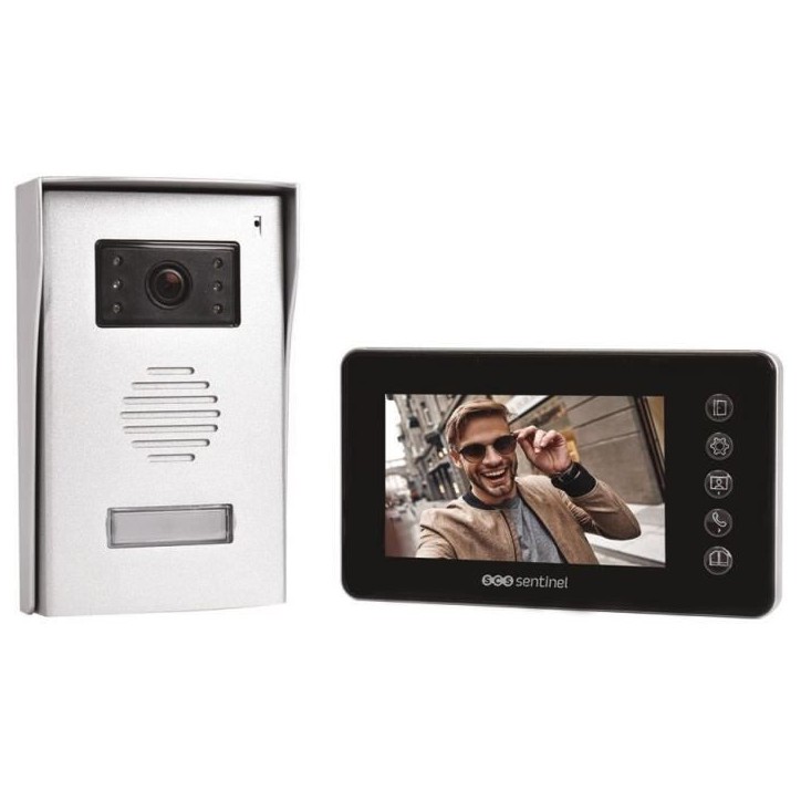 Interphone vidéo filaire - VisioFirst 4.3 - SCS SENTINEL - Garantie 3 ans Interphone vidéo filaire - VisioFirst 4.3 - SCS SENTINEL - Garantie 3 ans