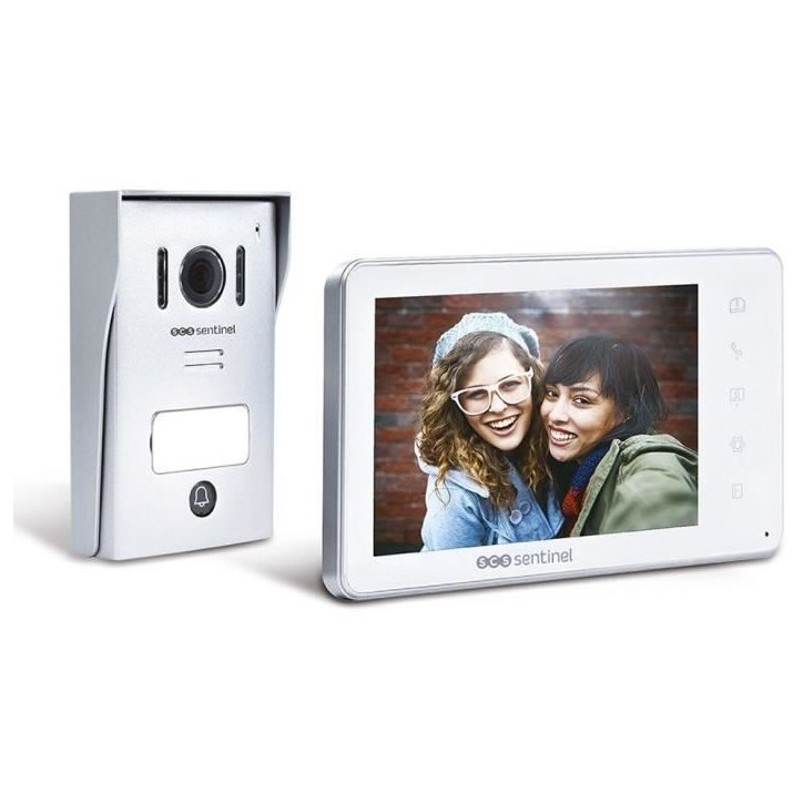 Interphone vidéo filaire - SCS SENTINEL - VisioKit 7 - Blanc Interphone vidéo filaire - SCS SENTINEL - VisioKit 7 - Blanc