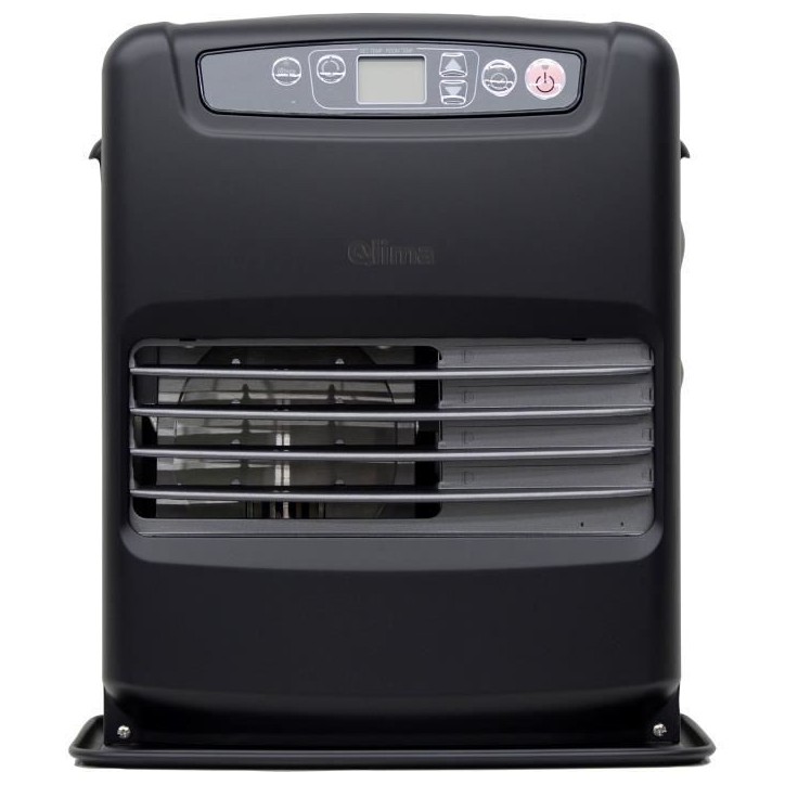 Poele a pétrole électronique - QLIMA - 2500 W - Réservoir de 5 L - Programmable - Noir