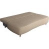Canapé converible - 3 places - PYLA - Bouclette taupe - Coffre - 203