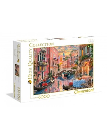 CLEMENTONI - Venise couché de soleil - 6000 pieces - Fabriqué en Italie