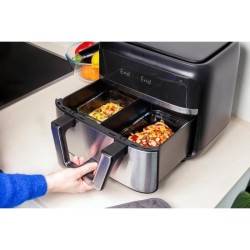 Plat air fryer - PYREX - 1450143 - Rectangulaire - En verre borosilica