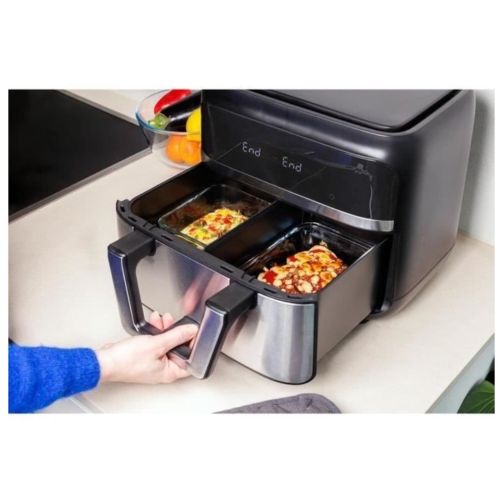 Plat air fryer - PYREX - 1450143 - Rectangulaire - En verre borosilicate - 23 x 15 cm Plat air fryer - PYREX - 1450143 - Rectangulaire - En verre borosilicate - 23 x 15 cm