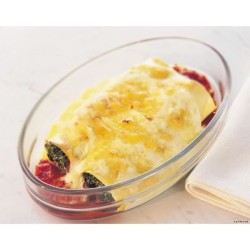 Plat a four - PYREX - 1450038 - Oval - En verre borosilicate - 35 x 24