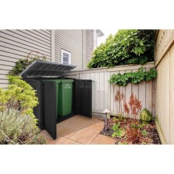 Coffre de rangement extérieur KETER en résine 1200 litres Noir et gr