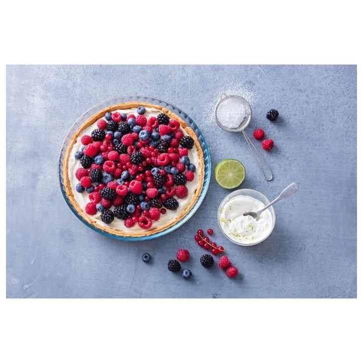Moule a tarte - PYREX - 1450152 - En verre borosilicate - 28 cm