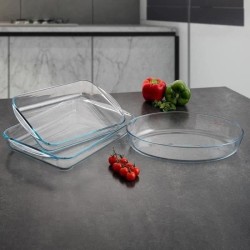 Plat a lasagnes - PYREX - 1450032 - Rectangulaire - En verre borosilic