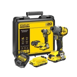 Visseuse a impact sans fil + 2 batteries 2Ah + chargeur - 18V - Stanle