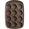 Moule a muffin - PYREX - 1452002 - En acier carbonne - Antiadhésif -