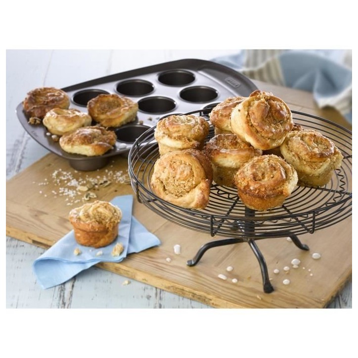 Moule a muffin - PYREX - 1452002 - En acier carbonne - Antiadhésif - 12 trous Moule a muffin - PYREX - 1452002 - En acier carbonne - Antiadhésif - 12 trous