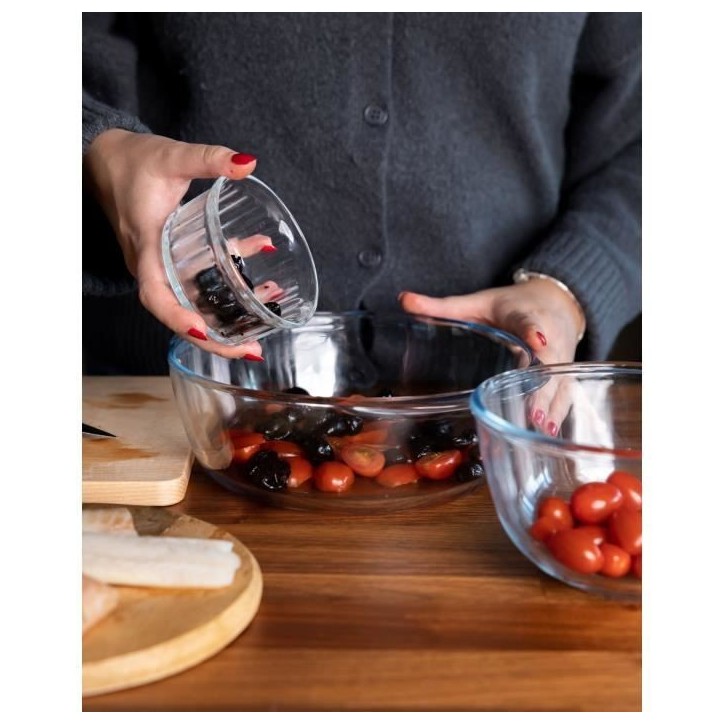 Cocotte - PYREX - 1450094 - Ronde - En verre borosilicate - 3 litres
