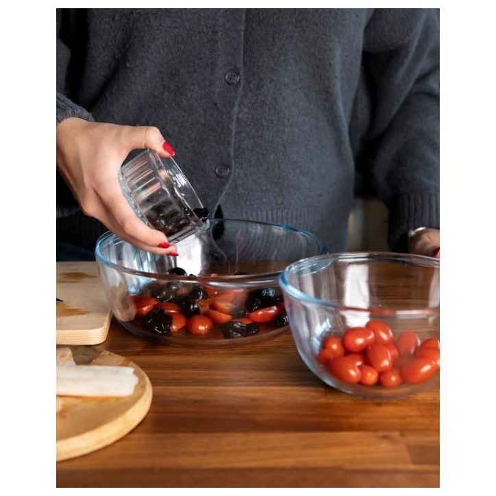 Cocotte - PYREX - 1450094 - Ronde - En verre borosilicate - 3 litres