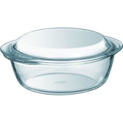 Cocotte - PYREX - 1450098 - Ronde - En verre borosilicate - 1,4 litres