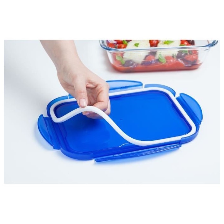 Lot de 7 Boîtes de conservation - PYREX - Cook & Go - Verre - Couvercle étanche Lot de 7 Boîtes de conservation - PYREX - Cook & Go - Verre - Couvercle étanche