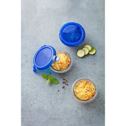 Boîte ronde avec couvercle - PYREX - 1451032 - 11 cm-200 ml - Cook &
