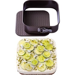 Moule a charniere - PYREX - 1452080 - Carré - En acier carbonne - Ant
