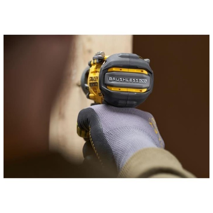 Visseuse a impact sans fil + 2 batteries 2Ah + chargeur - 18V - Stanley Fatmax - Brushless - SFMCF830D2K-QW Visseuse a impact sans fil + 2 batteries 2Ah + chargeur - 18V - Stanley Fatmax - Brushless - SFMCF830D2K-QW