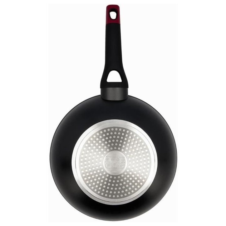 Wok - PYREX - 1455021 - En aluminium forgé - Antiadhésif - 28 cm - Sans PFAS Wok - PYREX - 1455021 - En aluminium forgé - Antiadhésif - 28 cm - Sans PFAS