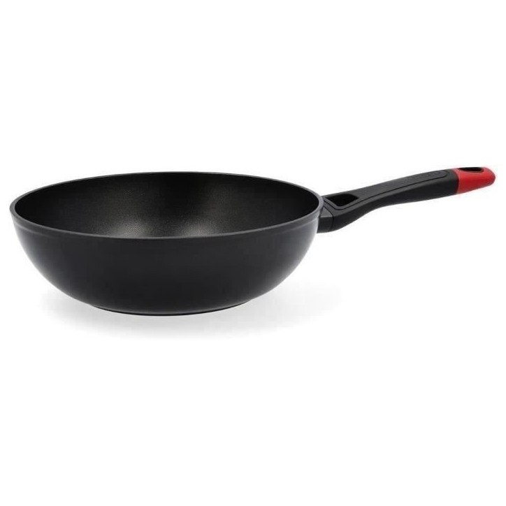 Wok - PYREX - 1455021 - En aluminium forgé - Antiadhésif - 28 cm - Sans PFAS Wok - PYREX - 1455021 - En aluminium forgé - Antiadhésif - 28 cm - Sans PFAS