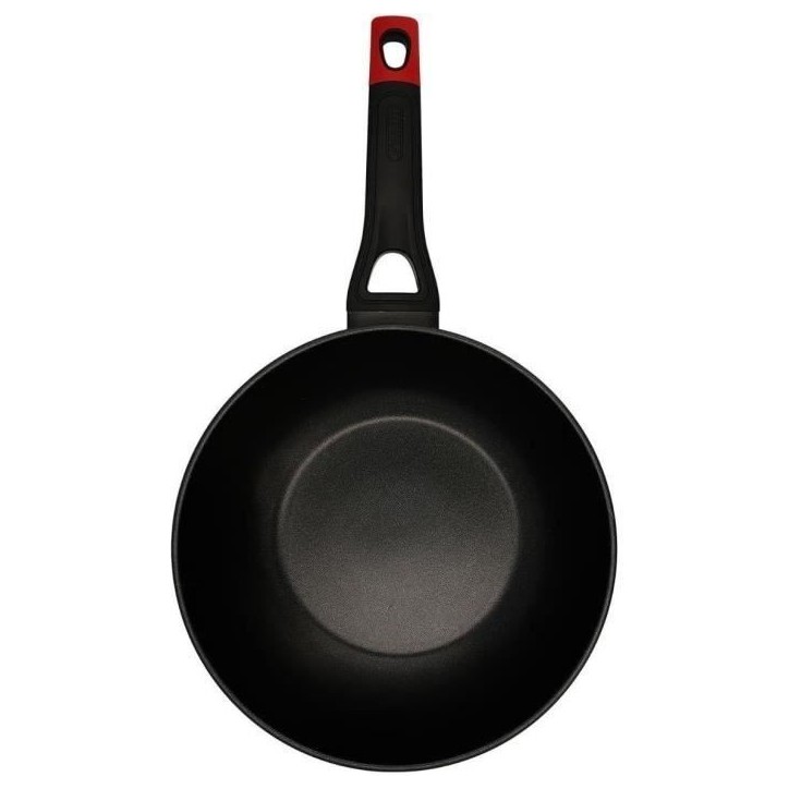 Wok - PYREX - 1455021 - En aluminium forgé - Antiadhésif - 28 cm - Sans PFAS Wok - PYREX - 1455021 - En aluminium forgé - Antiadhésif - 28 cm - Sans PFAS