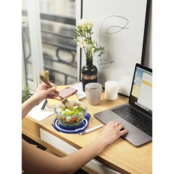 Lot de 3 Lunch Box - PYREX - Cook & Go - Verre - Rond - Couvercle herm