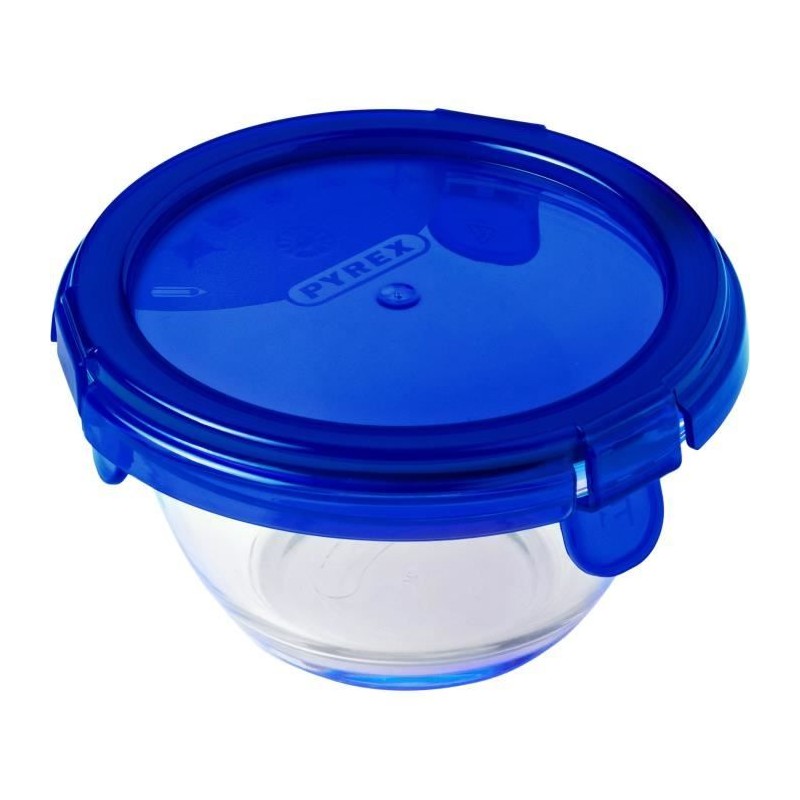 Lot de 5 mini bols - PYREX - Cook & Go - Verre - Rond - Couvercle éta Lot de 5 mini bols - PYREX - Cook & Go - Verre - Rond - Couvercle éta