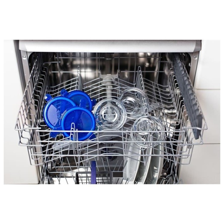 Lot de 5 mini bols - PYREX - Cook & Go - Verre - Rond - Couvercle étanche - 0,2 L Lot de 5 mini bols - PYREX - Cook & Go - Verre - Rond - Couvercle étanche - 0,2 L