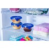 Lot de 5 mini bols - PYREX - Cook & Go - Verre - Rond - Couvercle éta