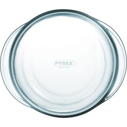 Lot de 2 cocottes - PYREX - Verre - Rond - 1 L