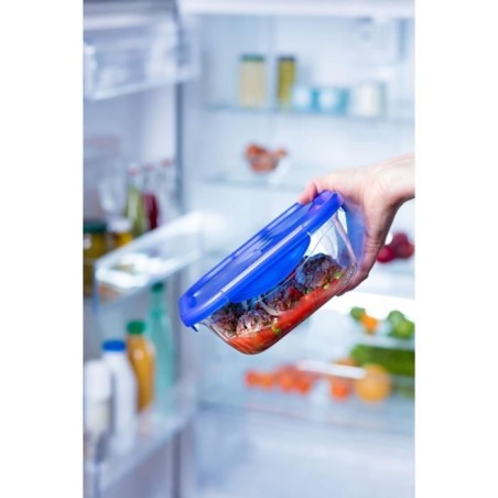 Lot de 5 Lunch Box - PYREX - Cook & Go - Verre - Rectangulaire - Couvercle hermétique - 0,8 L
