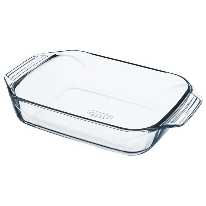 Lot de 4 plats a four - PYREX - Verre - Rectangulaire - 27/31/35/39 cm