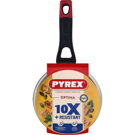 Casserole + couvercle - PYREX - 1455030 - Antiadhésif - 16 cm - Sans