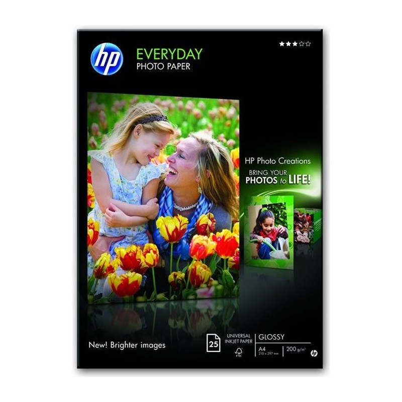 Papier photo HP Q5451A - 25 feuilles A4 Papier photo HP Q5451A - 25 feuilles A4