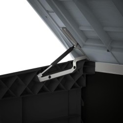 Coffre de rangement extérieur KETER en résine 1200 litres Noir et gr