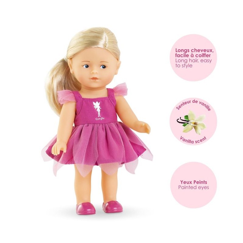 Coffret Mini Corolline - Corolle - Rosy Fée - Poupée en vinyle - Rob