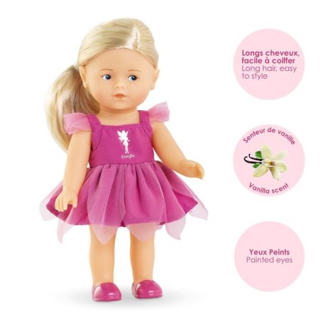 Coffret Mini Corolline - Corolle - Rosy Fée - Poupée en vinyle - Rob