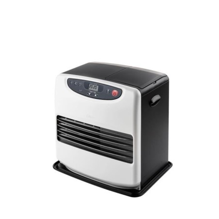 Poele a pétrole électronique - QLIMA - SRE 9046C2 - Jusqu'a 54 m² - Réservoir 9L - Silencieux - Noir et Blanc